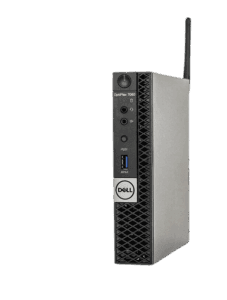 ΑAlt text: Επιτραπέζιος υπολογιστής Dell OptiPlex 7060 με ασύρματο Wi-Fi και HDMI.